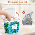 thumbnail image 2 of Lifewit 4 Pack Laundry Pods container & Dryer Sheet Holder Sets, Laundry Powder Container with press-to-open Lid, Laundry Room Organization and Storage for Bead, Scent Booster with Labels and Spoons, 2 of 8