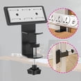 thumbnail image 1 of Abrazadera de montaje en escritorio para regleta de enchufes para borde de escritorio Fácil instalación Práctica abrazadera en soporte de regleta de, 1 of 9