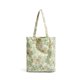thumbnail image 3 of MABULA Bolso de mano de algodón de gran capacidad, ligero, suave, informal, con flores, con bolsillo interior, sencillo, para compras, 3 of 5
