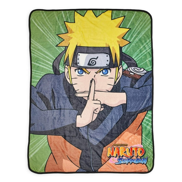 Manta polar con el personaje de Naruto Shippuden Uzumaki