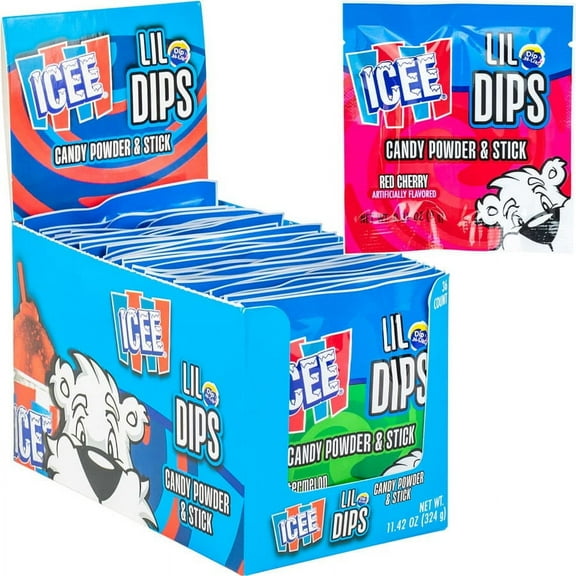ICEE Lil Dips Candy Powder and Stick 36ct Box