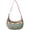 Rose-red, variant on Colorful Abstract Corduroy Shoulder Bag for Women Vintage Crescent Crossbody Bag with Adjustable Strap Floral Hippie Sling Purse for Travel Daily Outdoors