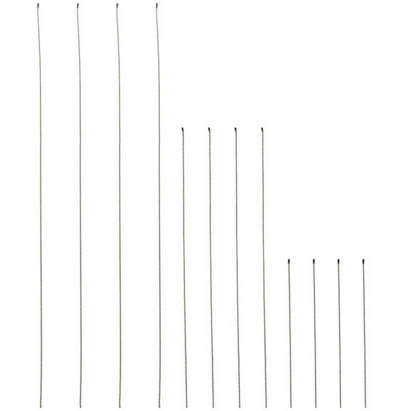 12 Pieces Ceiling Fan Pull Chain Extender Bronze Fan Chain Extension 12/24/ 36 Inches Extra Long Ceiling Fan Pull Chain