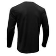 thumbnail image 7 of UVEASISHA Big and Tall Henley Shirts for Men Button Up V Neck Long Sleeve Tee Shirt Fall Casual Regular Fit T-Shirts Solid Color Workout Tops Black XXL, 7 of 7