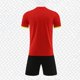 thumbnail image 4 of Odeerbi Niños Niñas Rápido Seco Gradiente Fútbol Uniforme Conjunto Cuello En V Camiseta Shorts Entrenamiento Respirable Conjunto Atlético Para 5-13 Años, 4 of 4