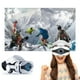 thumbnail image 1 of Teissuly VR Digital Glasses With Stereo Headphones & Cool-ing Fan VR Headset Virtual Reality Glasses IOS And Android Smartphone Teissuly WER202312147128, 1 of 9