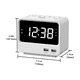 thumbnail image 5 of "F.m Reloj Despertador Digital LAB.G blanco ", 5 of 5