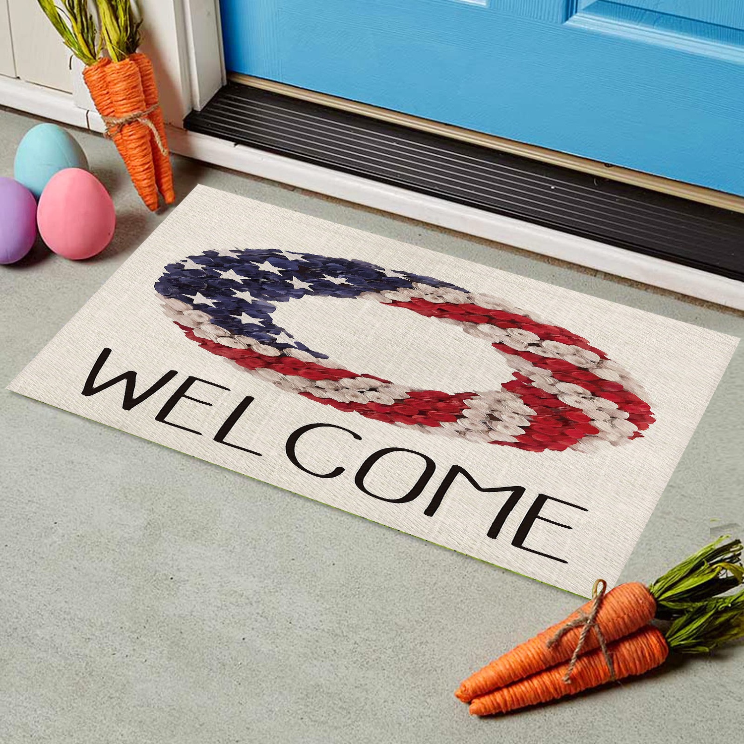 American Flag Rug Outdoor Rugs Washable Indoor Buffalo Check Rug