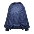thumbnail image 4 of Leesechin Men Big & Tall Jacket Zipper Pocket Ribbed Hem Non-hooded Sports Solid Top Coat, 4 of 4