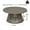Grey, variant on Outdoor Accent Table Cube Shape PE Rattan Side Table for Patio, 18 Inch Black