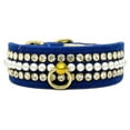 thumbnail image 4 of Dog, Puppy and Pet Collar, "Velvet Mini Pearl  Crystal", 4 of 6