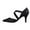 Black, variant on Fesfesfes Women White Shoes Womens Banquet Slim High Heel Side Space Formal Sleeve Shoes 6.5(38)