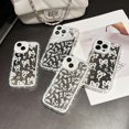 thumbnail image 2 of Compatible with iPhone 15 Case Cute Love Heart Bow Plating Mirror for Women Girls.Soft TPU Anti-Bump Protective Cover  for iPhone 15 Case, 2 of 7