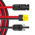thumbnail image 1 of Conector de cable de panel solar de 12 AWG para adaptador hembra XT60 compatible con 150 cm, 1 of 8