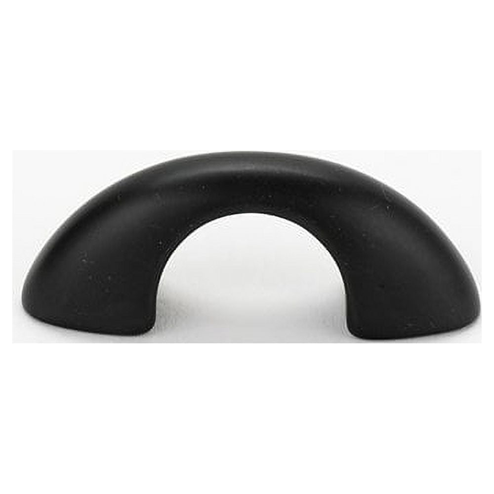 Transitional 1 1/2" Center Arch Pull, Matte Black