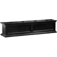 thumbnail image 4 of ZXNYH  4ft Window Box - Black - 48in L x 11in W x 11in H - Polyethylene - Built-in Water Reservoir, 4 of 6