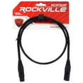 thumbnail image 3 of 4 Rockville 3' Female to Male REAN XLR Mic Cable 100% Copper (4 Colors), 3 of 9