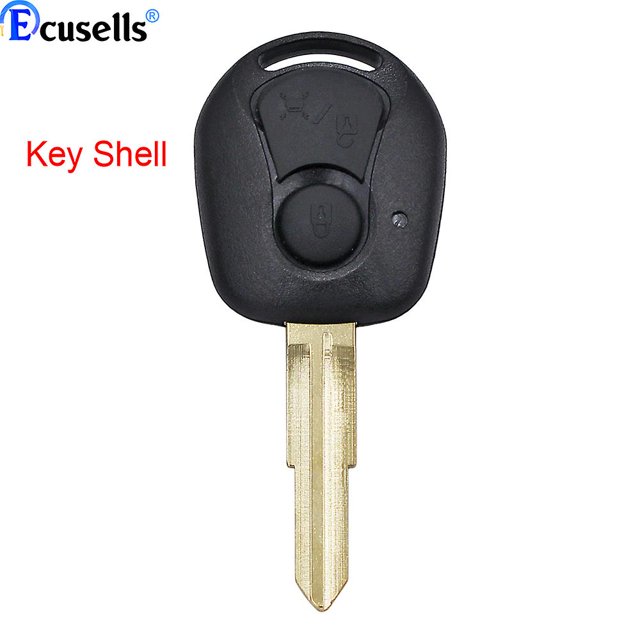 2 Buttons Remote Car Key Case For Ssangyong Actyon Kyron Rexton Key Shell Case Blank