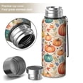 thumbnail image 2 of 20 Oz Fall Pumpkins and Leaves Pattern Coffee Tumbler Double Wall Insulated Stainless Steel Water Bottle | Metal Reusable Thermoses Flask with Cup Cap | Leak & Sweat Proof with Anti-Dust Lid, 2 of 7