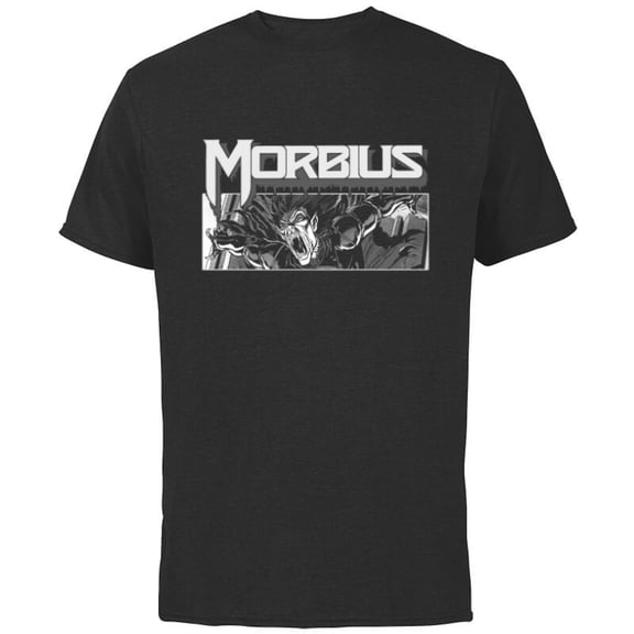 Marvel Morbius Retro Comic 90s - Short Sleeve Cotton T-Shirt for Adults - Customized-Black