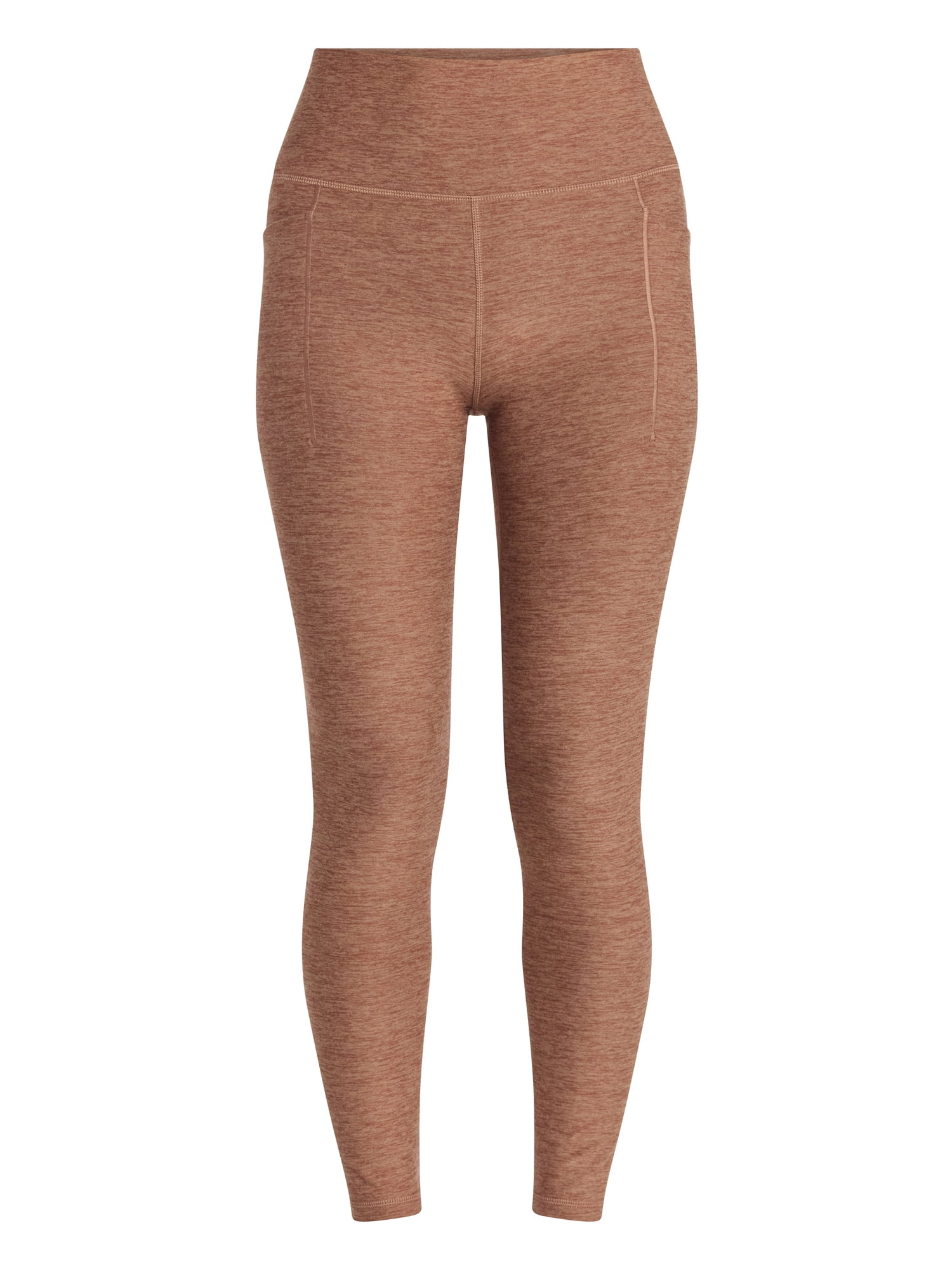 Athletic Works Women's and Women's Plus ButterCore Full Length Leggings with Pockets, Sizes XS-4X