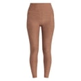 thumbnail image 5 of Athletic Works Women's and Women's Plus ButterCore Full Length Leggings with Pockets, Sizes XS-4X, 5 of 6