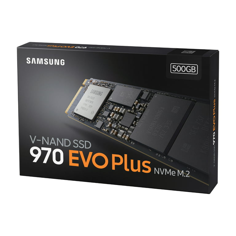 SAMSUNG SSD 970 EVO Plus Series - 500GB PCIe NVMe - M.2 Internal SSD -  MZ-V7S500B/AM 