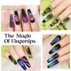 thumbnail image 5 of Set de esmaltes de uñas en gel MIZHSE Cat Eye con barra magnética, 8 colores, 5 of 8