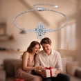 thumbnail image 4 of Witches Knot Bracelet S925 Sterling Silver nudo de bruja Witch Knot Bracelet Triquetra Protection Jewelry Gifts for Women, 4 of 5