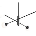 thumbnail image 5 of 4 Light Globe Mid Century Black Brass Sputnik chandelier light Fixture, 5 of 10