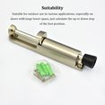 thumbnail image 2 of Heavy Duty Door Stopper Zinc Alloy Soft Rubber Easy Installment Foot Spring Loaded Step-On Stoppers Holder Doors Latch Locks Foot Brake Black, 2 of 9