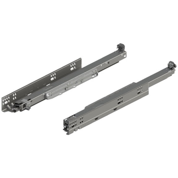 Blum 763.4570S Movento Slide Full Extension 18" Soft-Close Short Series 125 Lbs