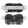 thumbnail image 4 of Generator Plug, Wear Resistant  Conductivity PA66 + Brass Double Industrial Plug Socket  for Dryers, 4 of 7