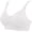 02 Lace-White, variant on SHARICCA Womens Seamless Wirefree Bra Breathable Cooling Everyday Jelly Bra