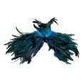 thumbnail image 3 of Pañuelo de plumas góticas para el hombro, accesorio fotográfico para cosplay, cómodo y con lazos. Lago Azul, 3 of 9