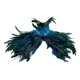 thumbnail image 3 of Bufanda de plumas góticas para el hombro, accesorio fotográfico cómodo, chal de plumas con amuleto Lago Azul, 3 of 9