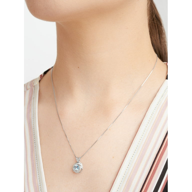 March birthstone hotsell necklace walmart