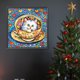 thumbnail image 4 of 5D DIY taladro redondo completo diamante pintura gato en una taza de té kit decoración del hogar, 4 of 9