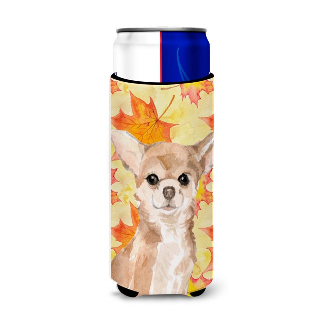 ""Caroline'S Treasures Chihuahua Otoño Decorativo Can Hugger Slim Multicolor""
