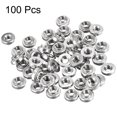 thumbnail image 3 of Unique Bargains Self -Clinching Nuts,#6-32x0.1-Inch Stainless Steel Rivet Nut Round Head Steel Metal Sheet Mounting Fastener 100pcs, 3 of 5