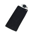thumbnail image 2 of Sioweci Golf Towel for Golf Carts or Clubs Hanging Cotton Towel with Carabiner Golf Club Ball Cleaning Towel Golfing Gear for Men Women Black, 2 of 13
