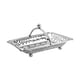 thumbnail image 3 of Bandeja de tocador de Metal, bandeja de frutas, soporte decorativo multiusos para servilletas, bandeja de servicio de acero inoxidable para cosméticos Plata, 3 of 8