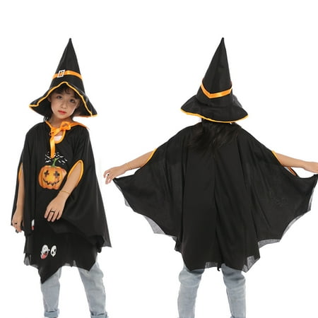 

ZHUASHUM Baby Girls Boys Party Cape Cloak +Hat Set Kid Coat