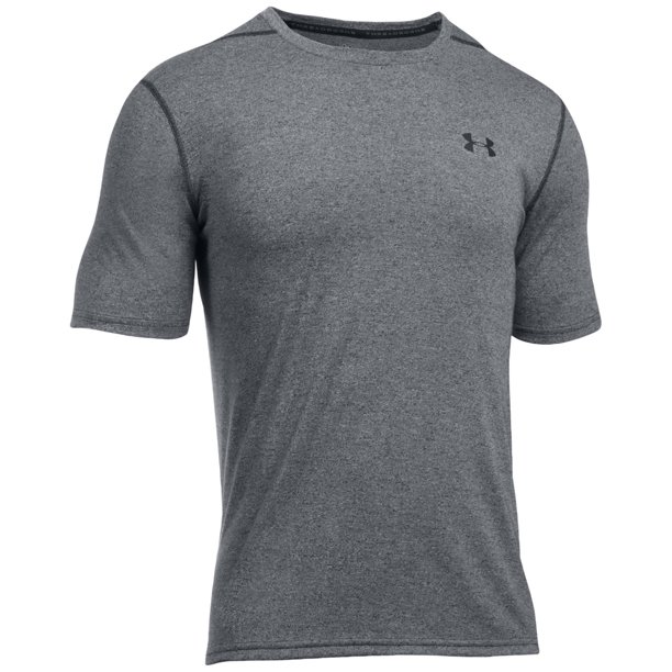 Under Armour Threadborne - Camiseta básica para hombre, color gris, XXL Under Armour Camiseta básica