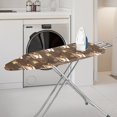 thumbnail image 2 of HELLHERO Iron Board Protective Cover Ironing Board Protector for Reusable Easy Change Polyester Fabric for Hook and Loop Fasteners, Coffee Cup and Chocolate Text Print, 2 of 6
