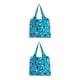 thumbnail image 4 of Guardurnaity Bolsa de almacenamiento de gran capacidad, bolsas de compras, bolsa de poliéster plegable de alta resistencia, artículos diversos, Animal azul 2piezas, 4 of 6