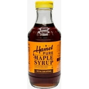 Hamel Grade A 100% Pure Maple Syrup (From the Sap of Maple Trees), 16 fl oz, Glass Bottle
