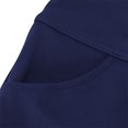 thumbnail image 5 of ZOIGHDA Womens Flare Yoga Pants High Rise Stretch Bootcut Leggings with Pockets Solid Athletic Sports Workout Pants(Navy,XX-Large), 5 of 5