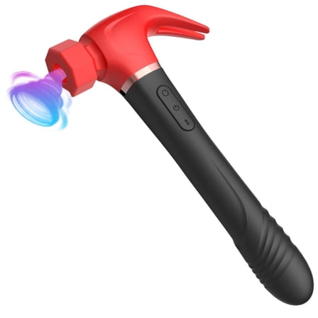 4 in 1 Massage Hammer, Handheld Deep Tissue Neck for Shoulder, Leg, Calf, Foot,Neck, and Back Pain Massager