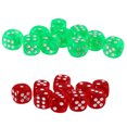 thumbnail image 1 of Paquete de 20 dados de dados de 6 Dados de esquina forma forma 16 mm de de aprendizaje de matemáticas y más CUTICAT Juguetes de juego de mesa, 1 of 8
